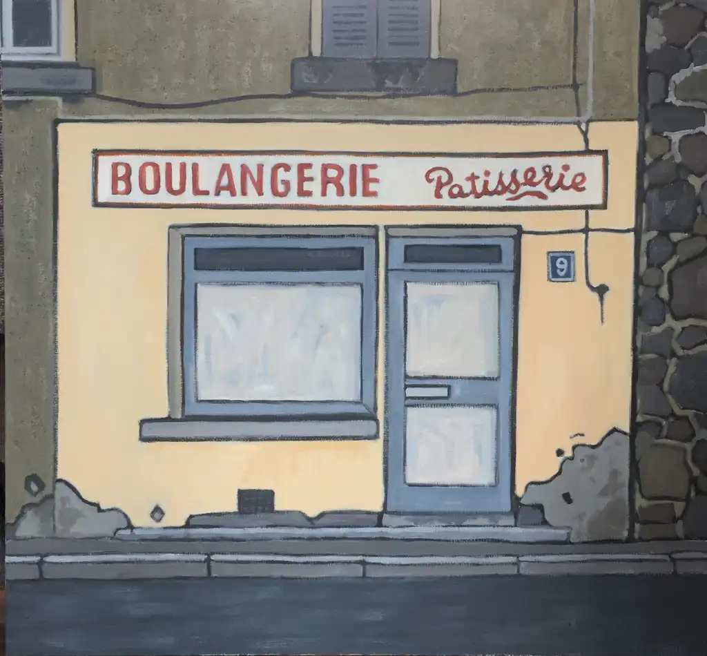 John SCOTT, Boulangerie, Solignac-sur-Loire , Painting