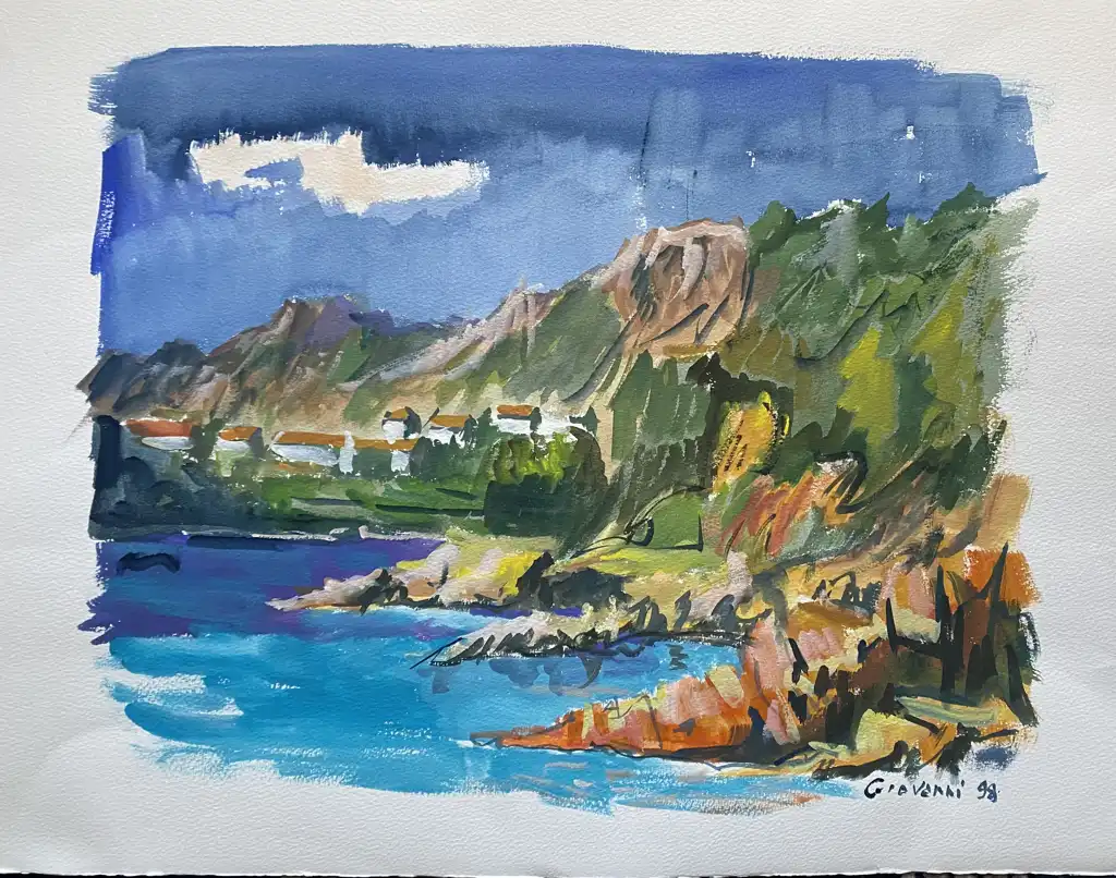 Jean RETIF, Côte des Canaries, Work On Paper