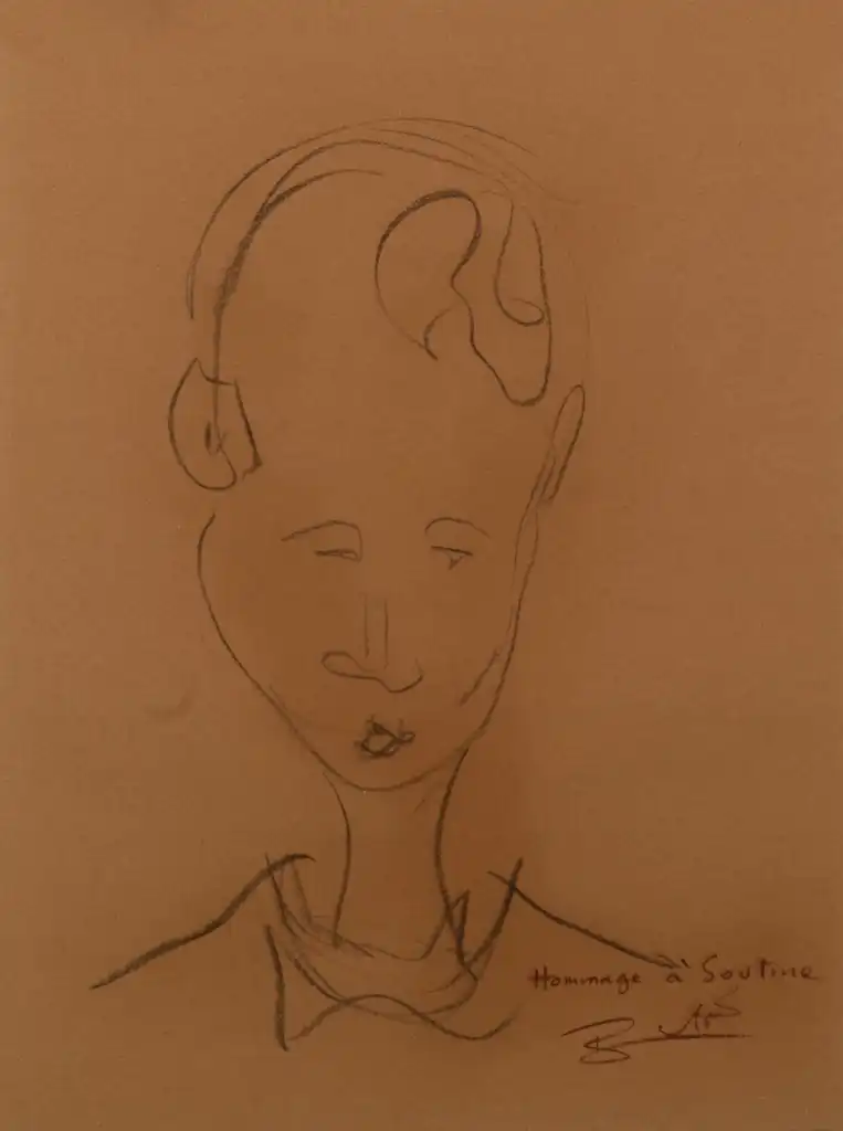 Bernard BONNET, Hommage à Soutine., Work On Paper