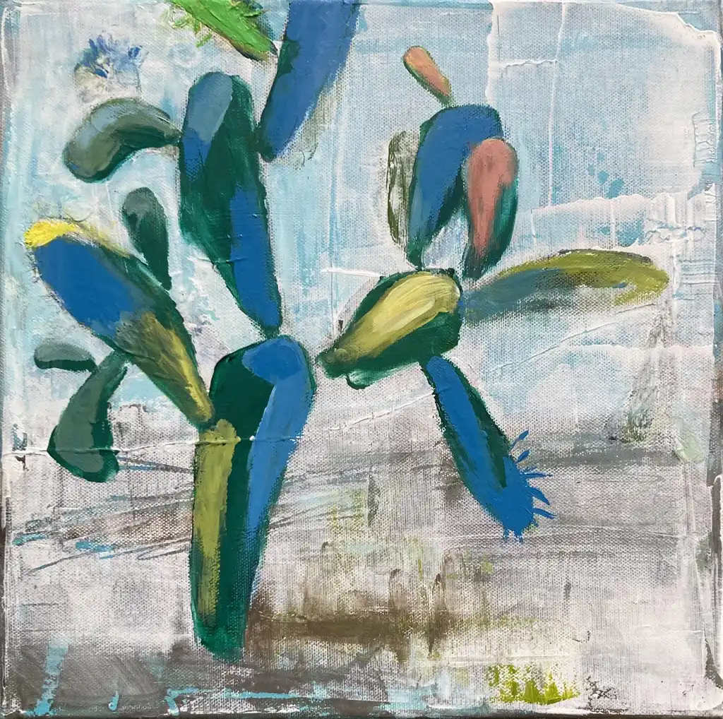 Ludmila TERNANO DOLGOVA, Cactus 3, Painting