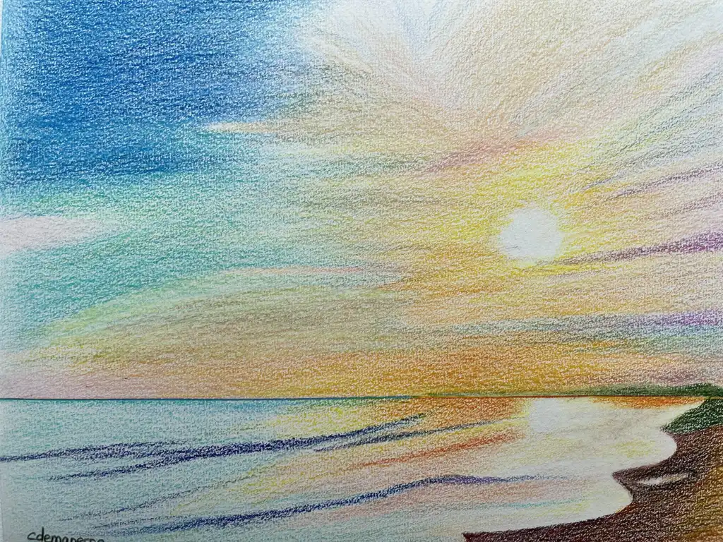 Claire de Manesse, Creamy and joyful waves, Work On Paper