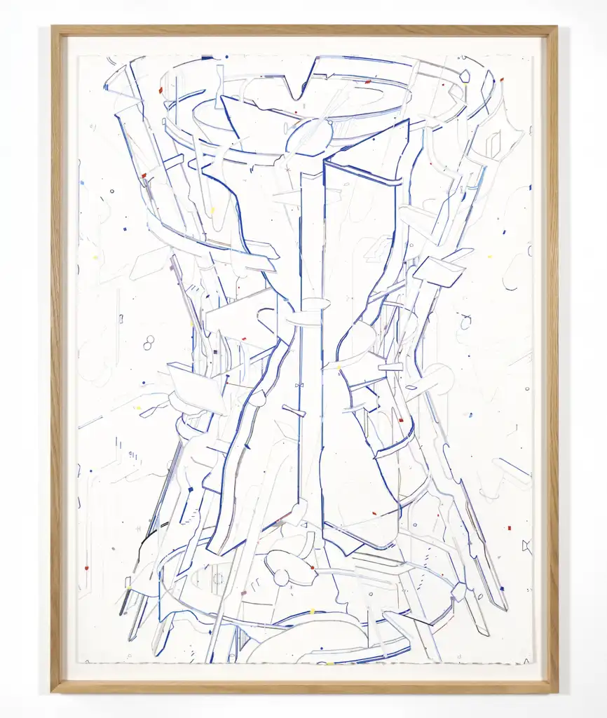 Keita MORI, Keita Mori_"Bug report" (BR_22_11_10_e)_fil de cot, Work On Paper