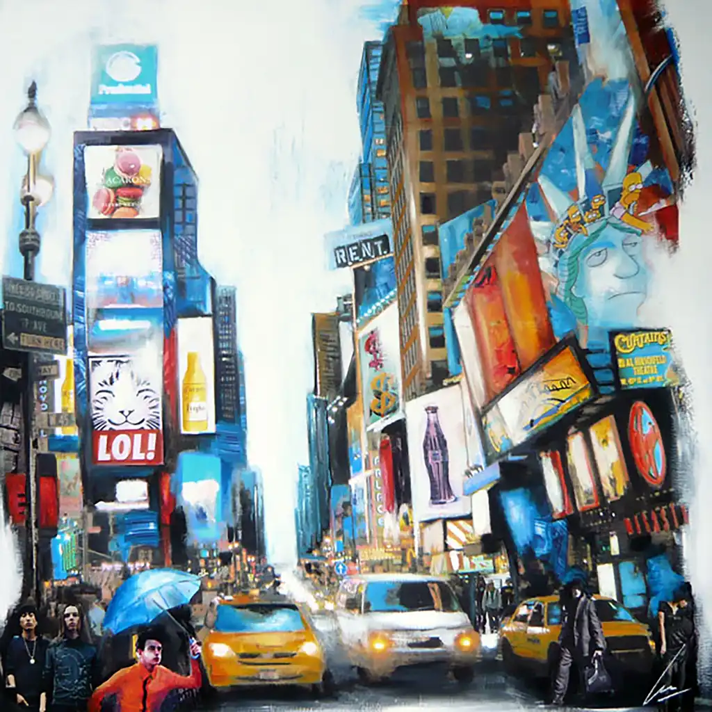 Nathalie LEMAITRE, LOL city, Painting