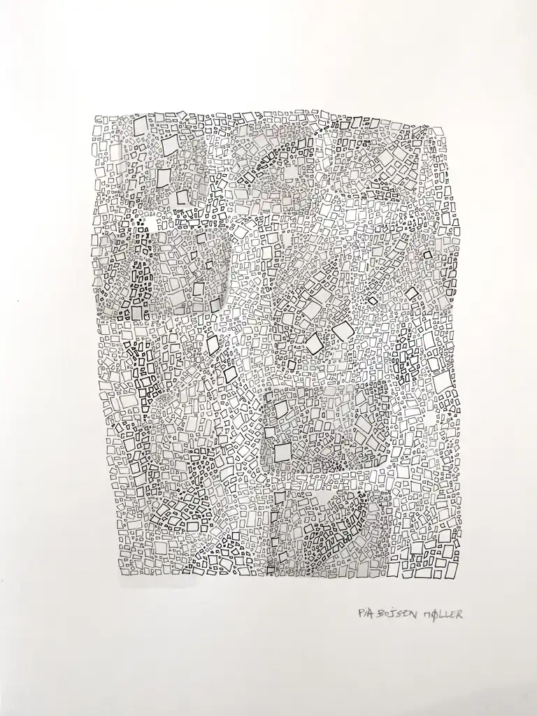 Pierre BASTAROLI, Pia Bojsen-Møller-URBS II, Work On Paper