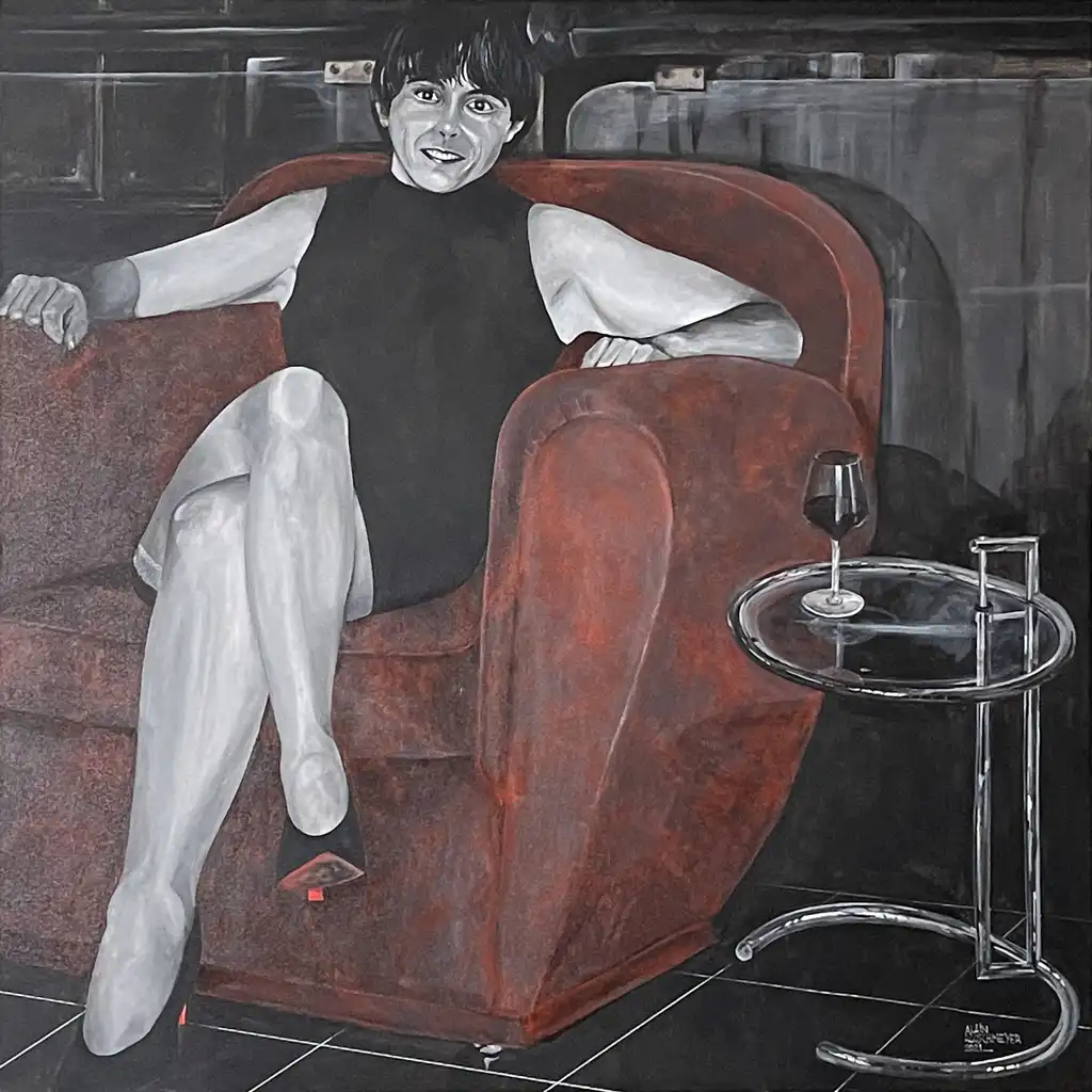 Alain ROUSCHMEYER, SA PETITE ROBE NOIRE, Painting