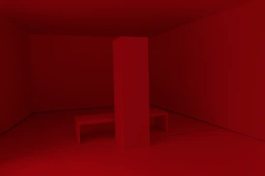 Hannah ARCHAMBAULT, Exposer le vide (rouge), Photography