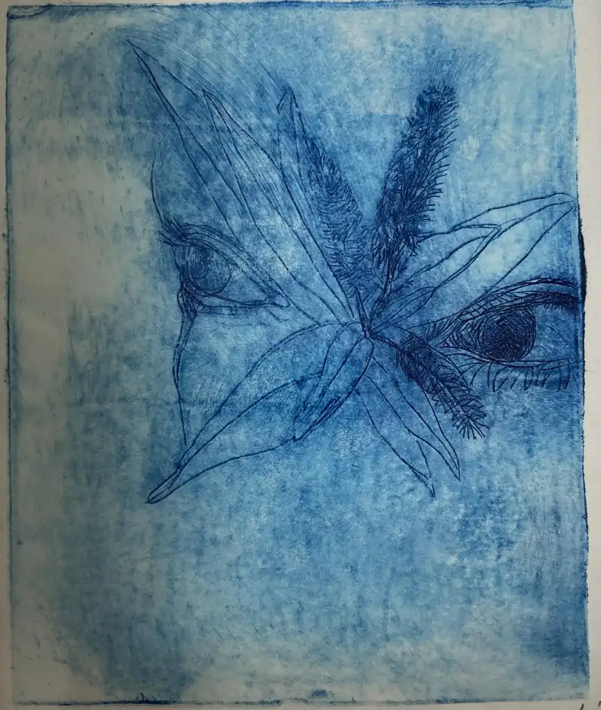 Céline FOUSSADIER, Au travers, Work On Paper