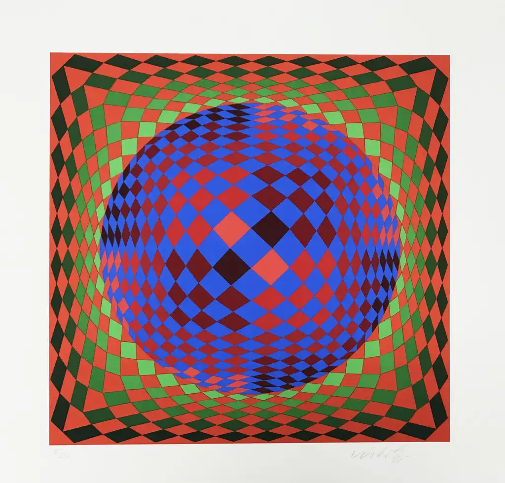 Victor VASARELY, Guigass, Work On Paper