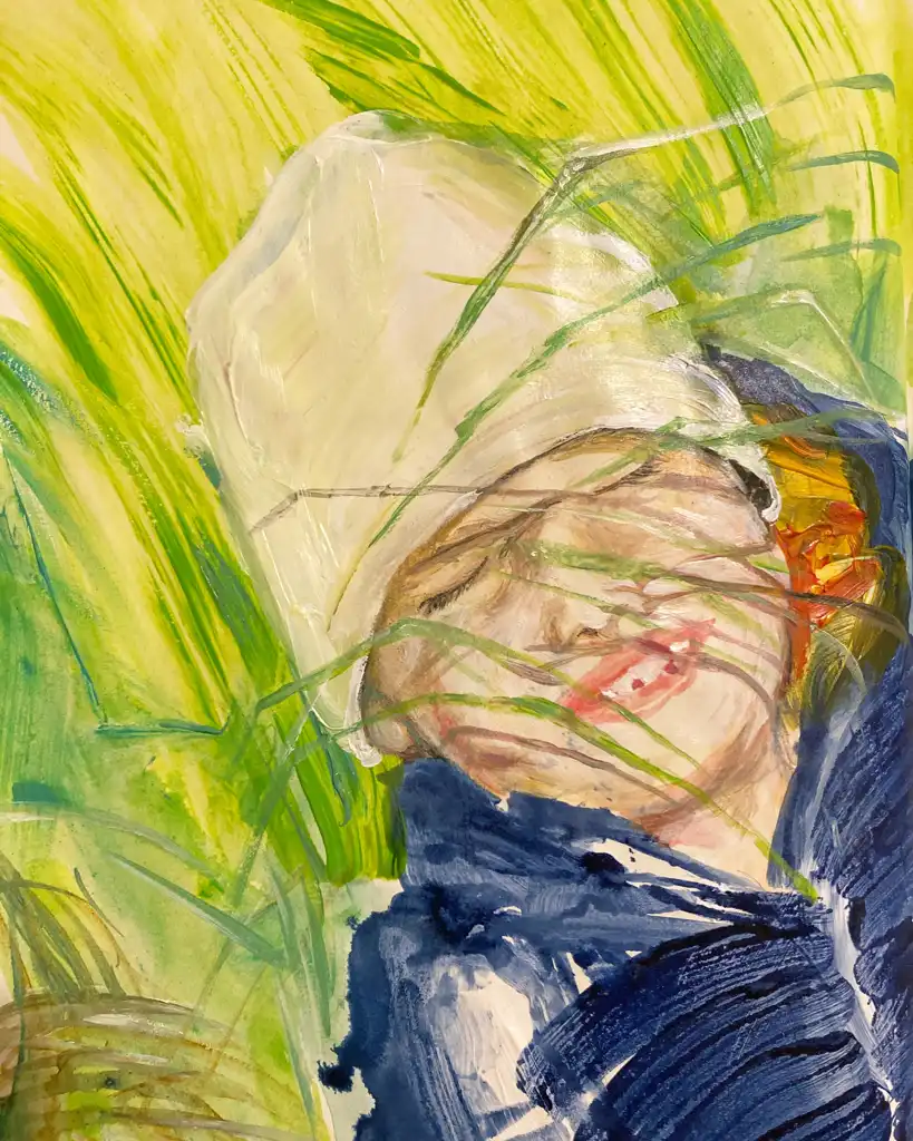 Tereza LOCHMANN, Petit frère dans l'herbe, Work On Paper