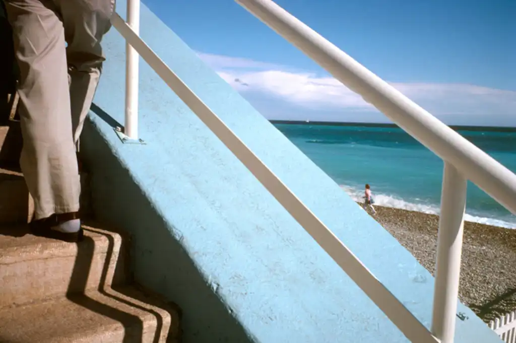 Jean Robert FRANCO, L'escalier bleu, Nice., Photography