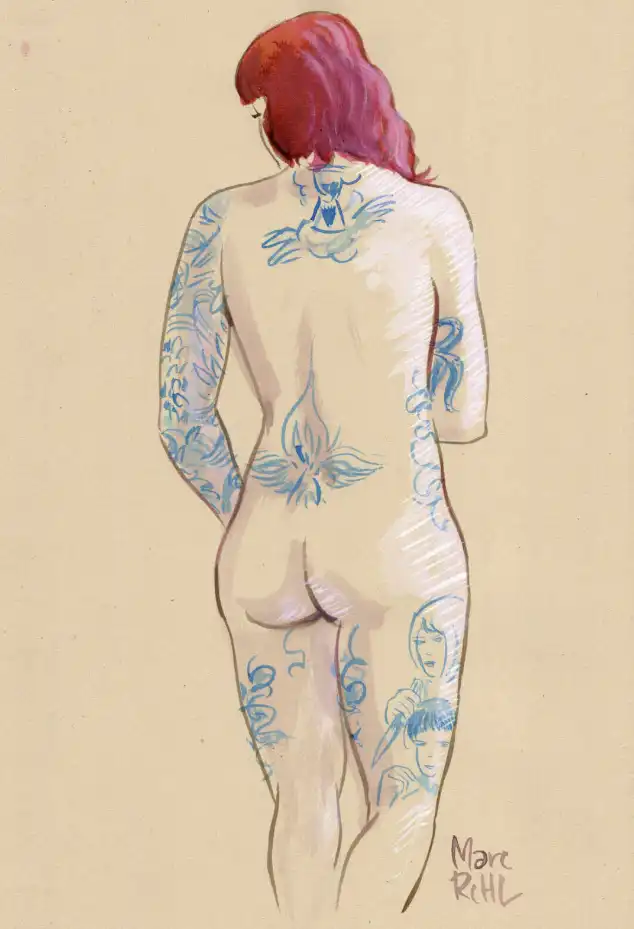 Marc RCHL, Femme tato02, Work On Paper