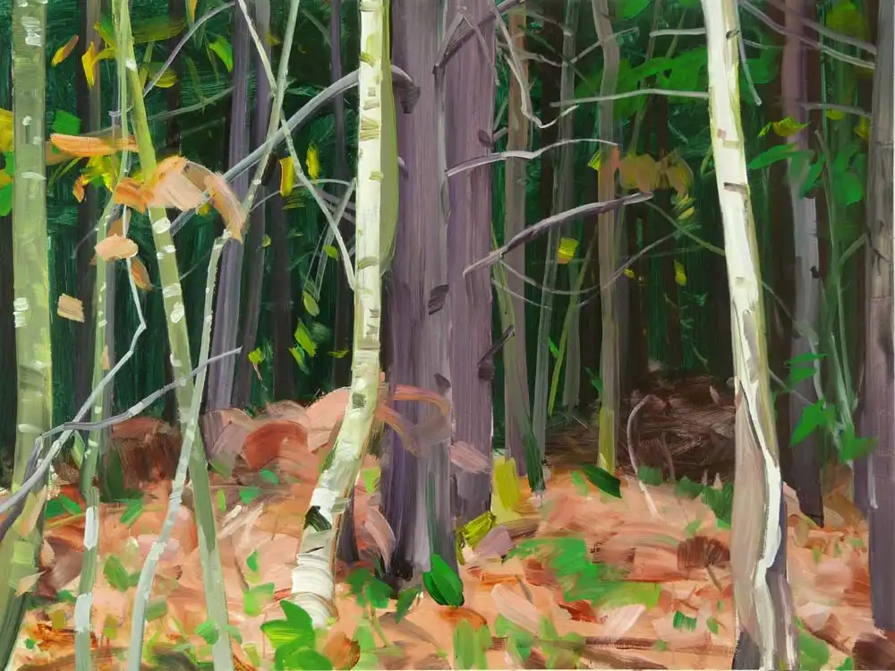 Olivier MOREL, Forêt 7, Painting