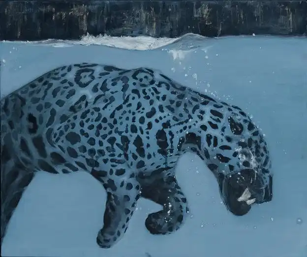 Aurélie GALOIS, Le Jaguar, Painting