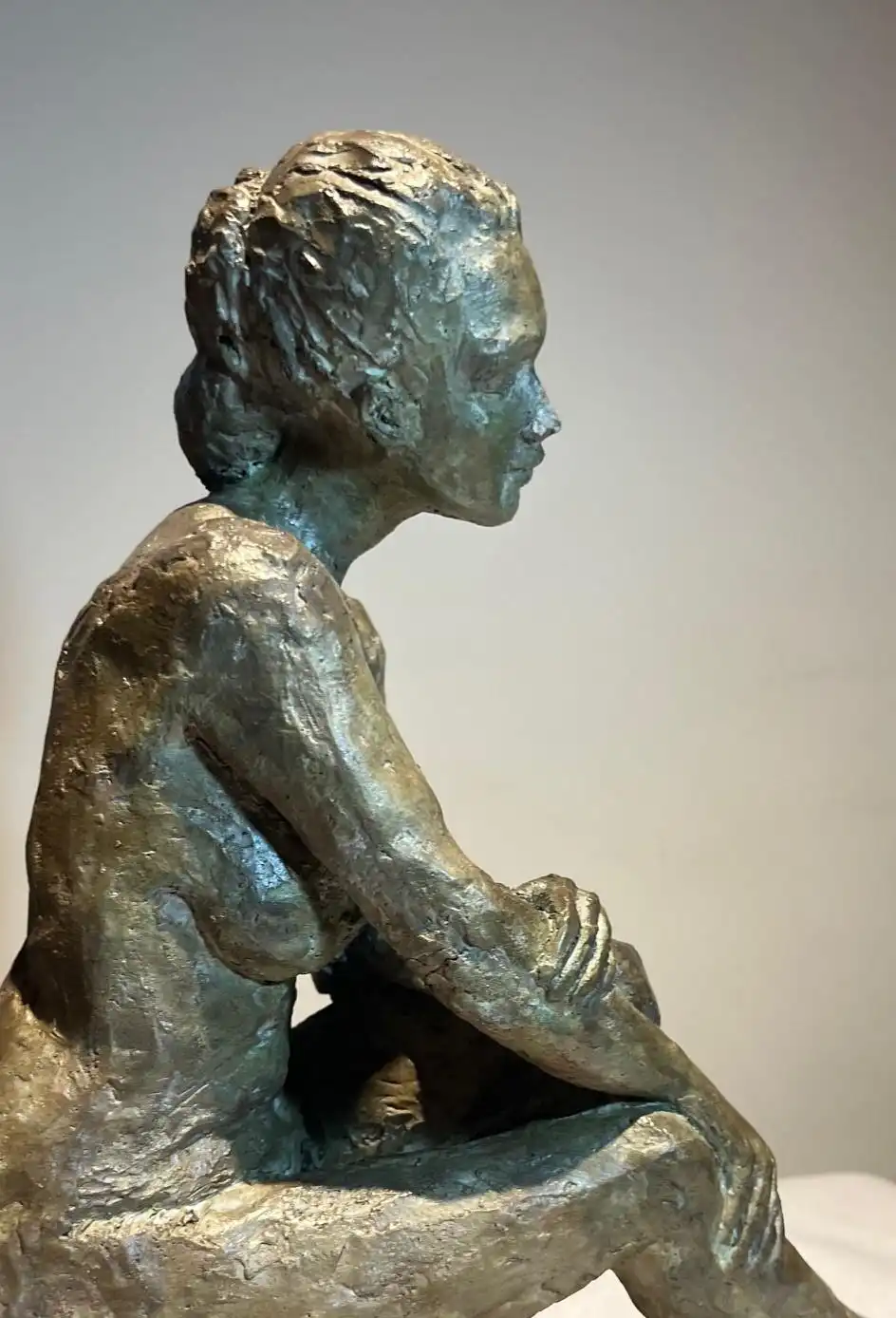 Carol SAINT GEORGES, l'attente1, Sculpture