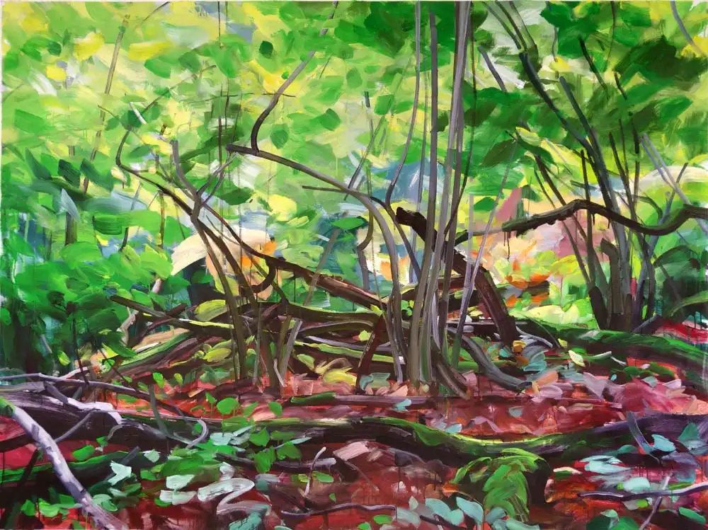 Olivier MOREL, Forêt 12, Painting