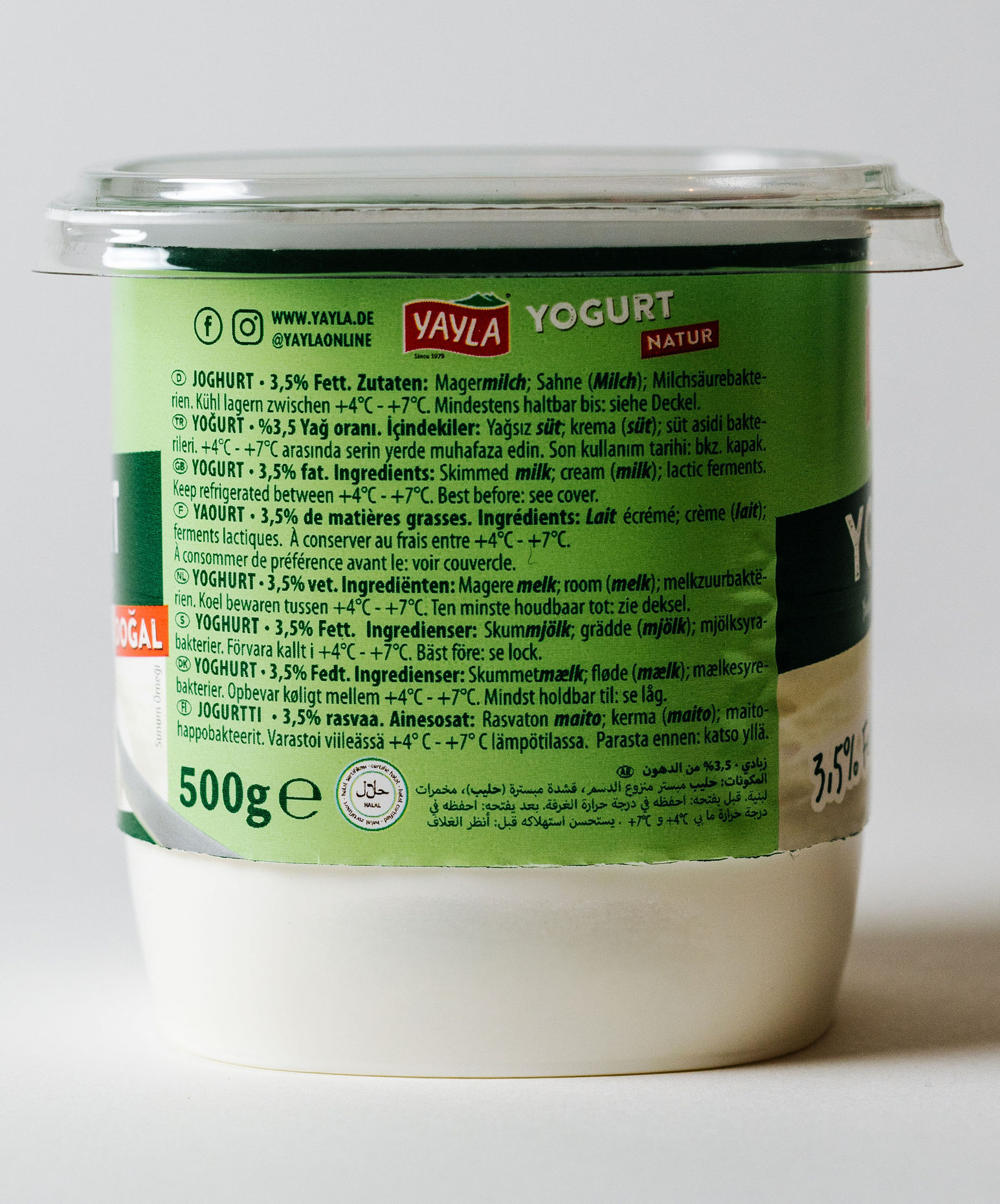 Yayla Yoghurt Cream 3.5%