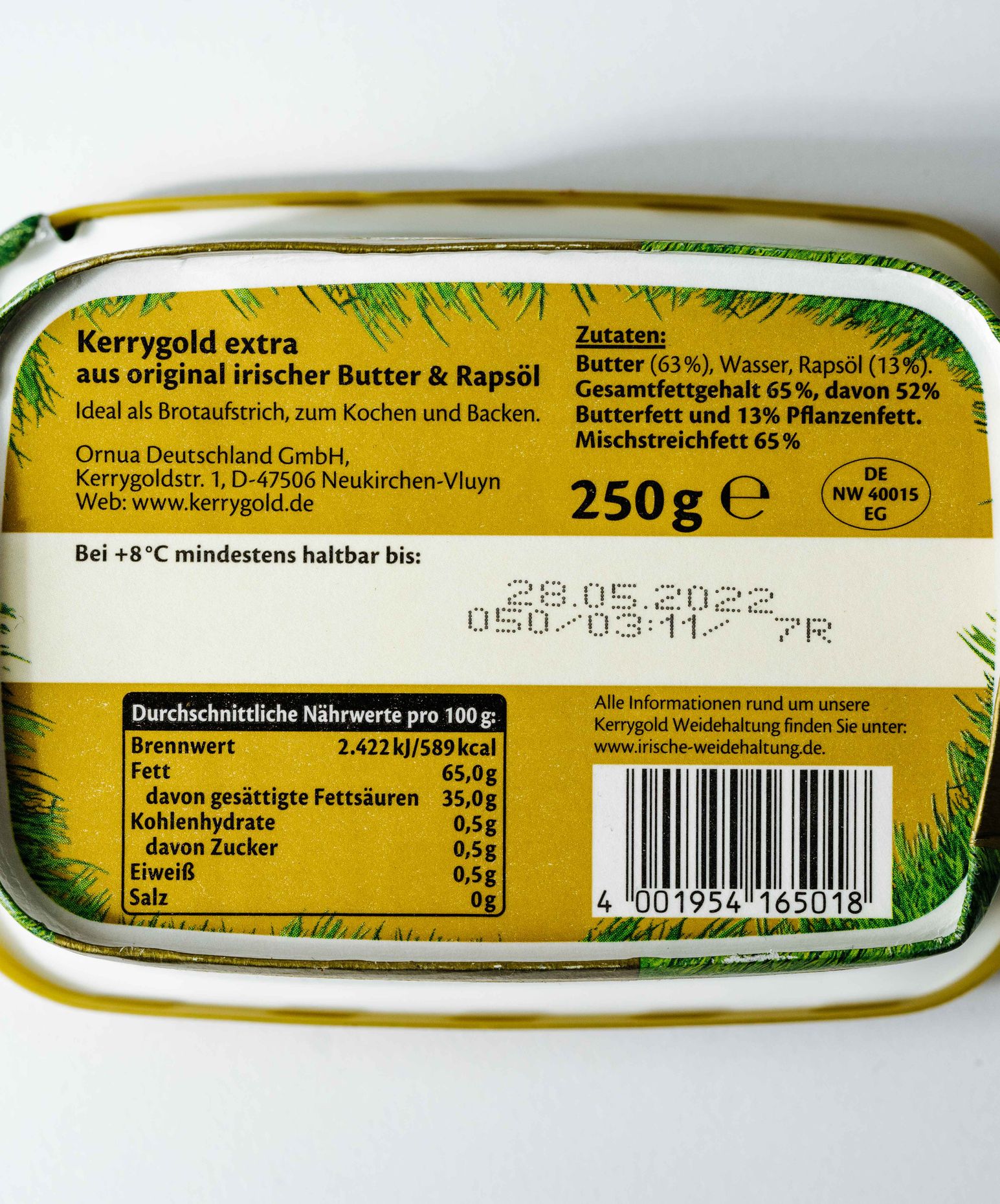 Kerrygold Extra Irlanda'ya Özgü Tereyağı & Kolza Yağı