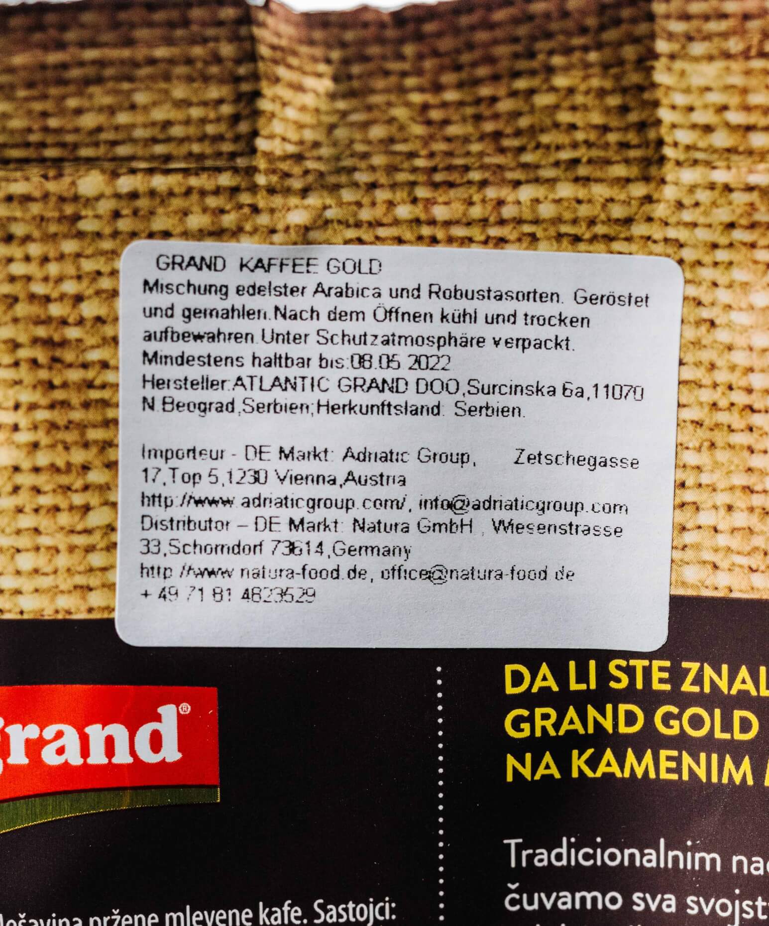 Grand Kaffee Gold