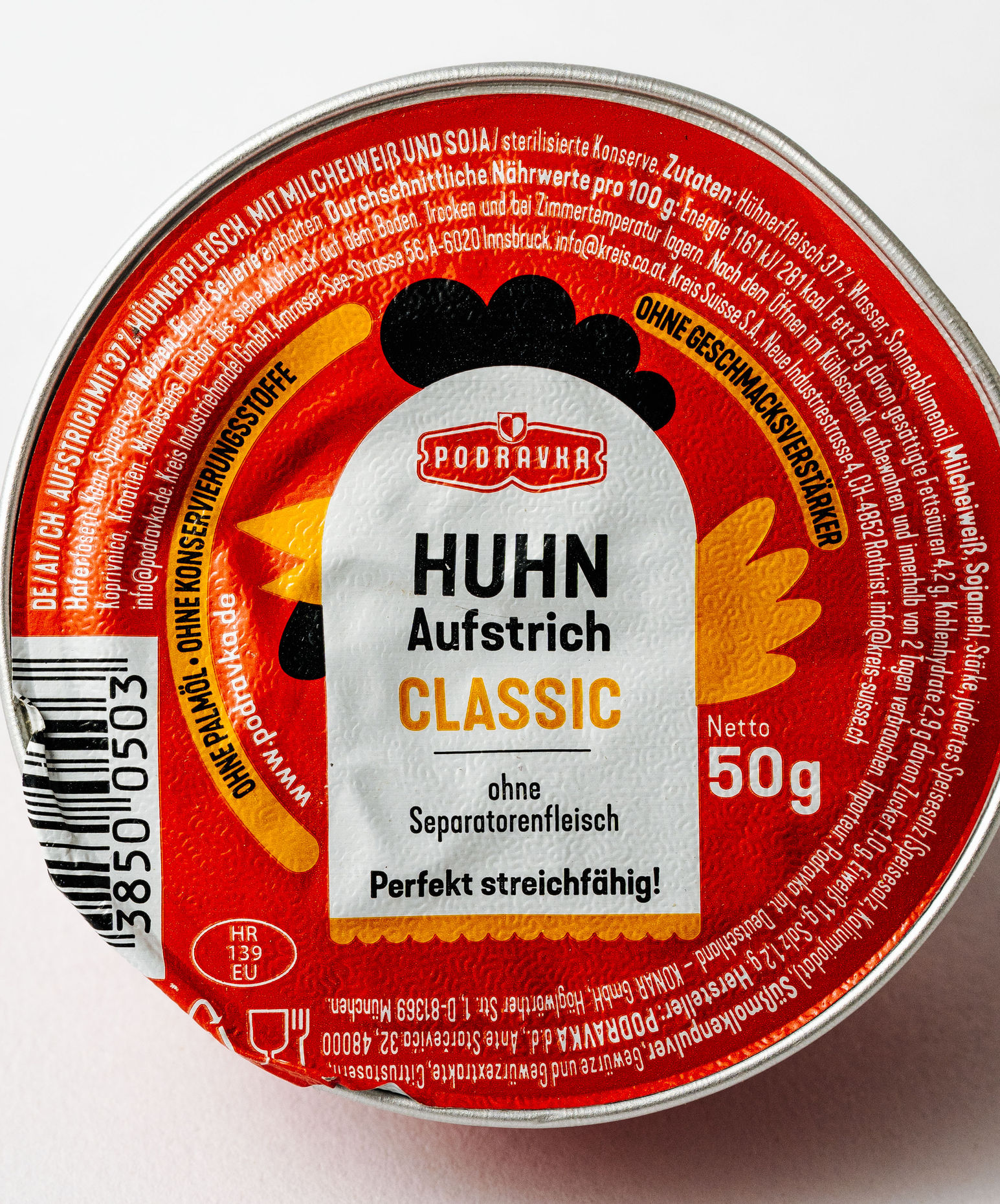 Podravka Aufstrich mit Hühnchen