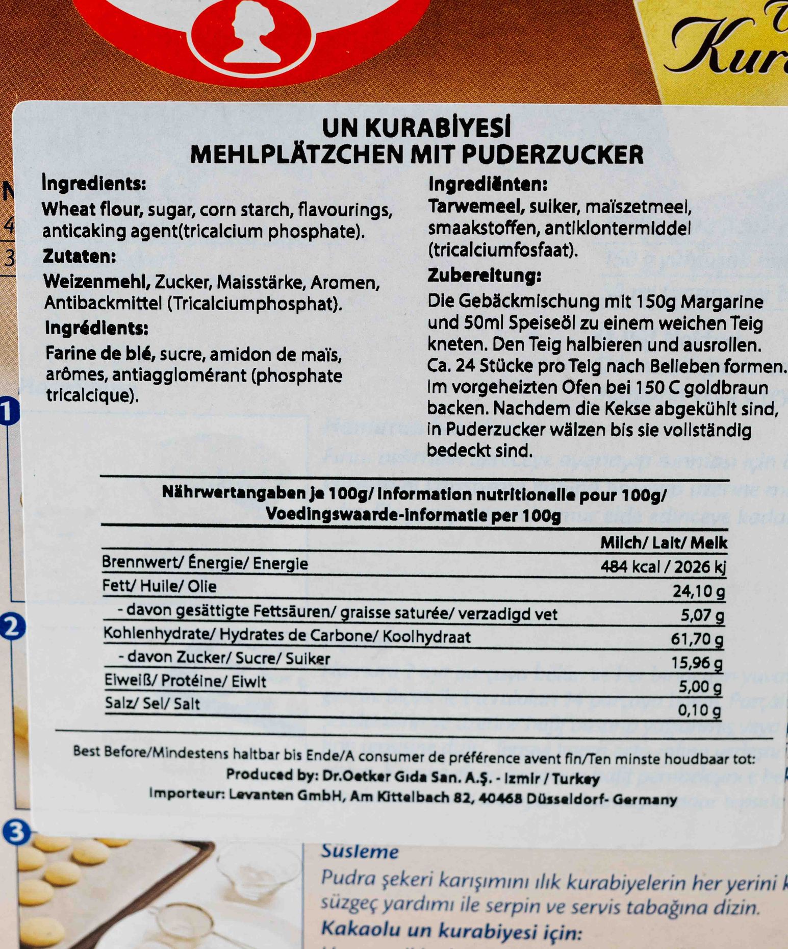 Dr. Oetker Kurabiye Karışımı 