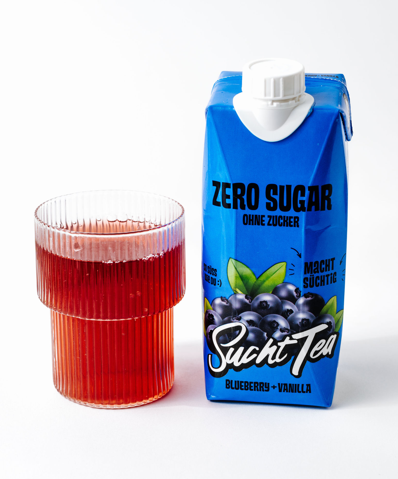 SuchtTea Blueberry-Vanilla Ice Tea (Zero Sugar)