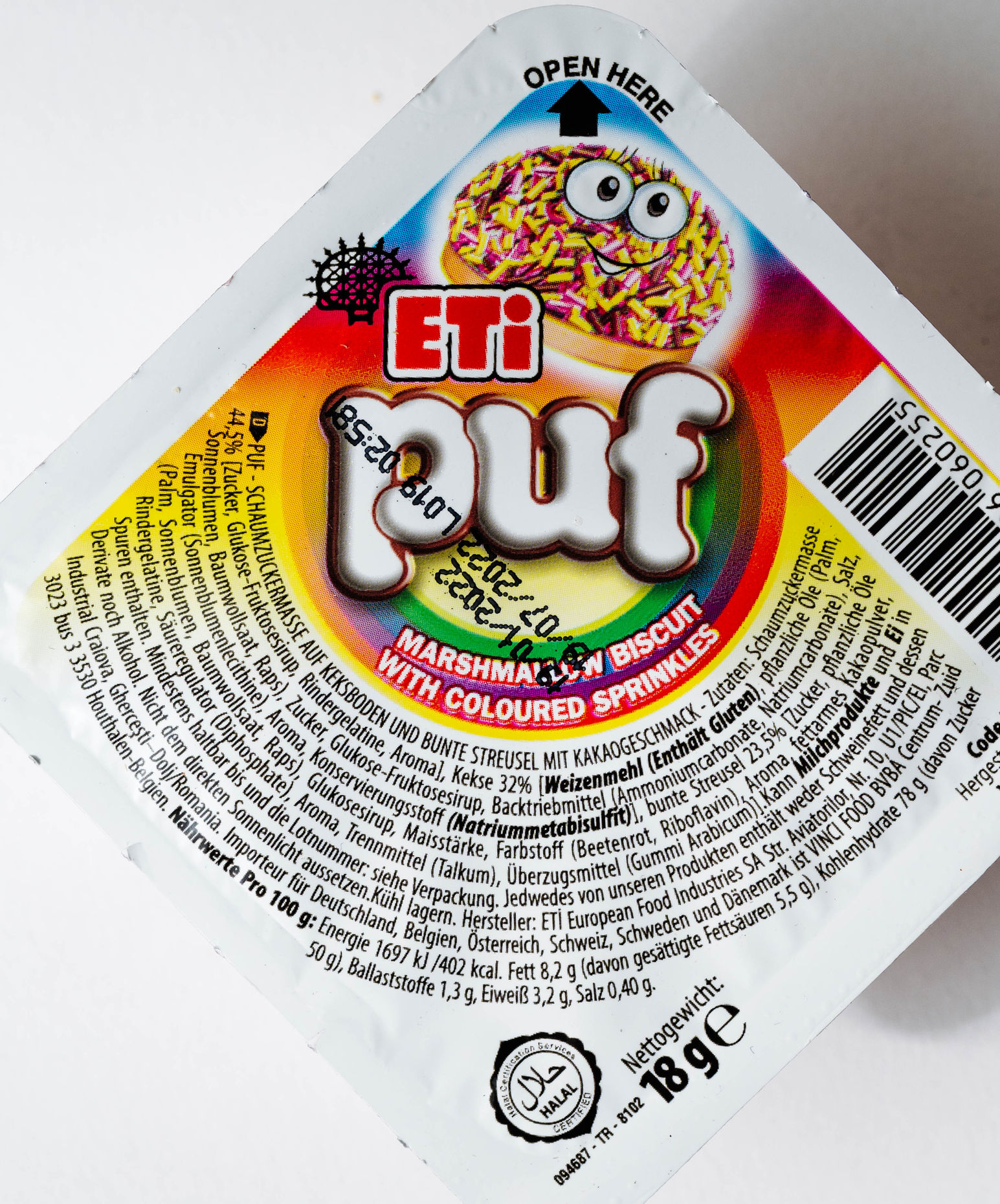 Eti Puf Regenbogenkuchen