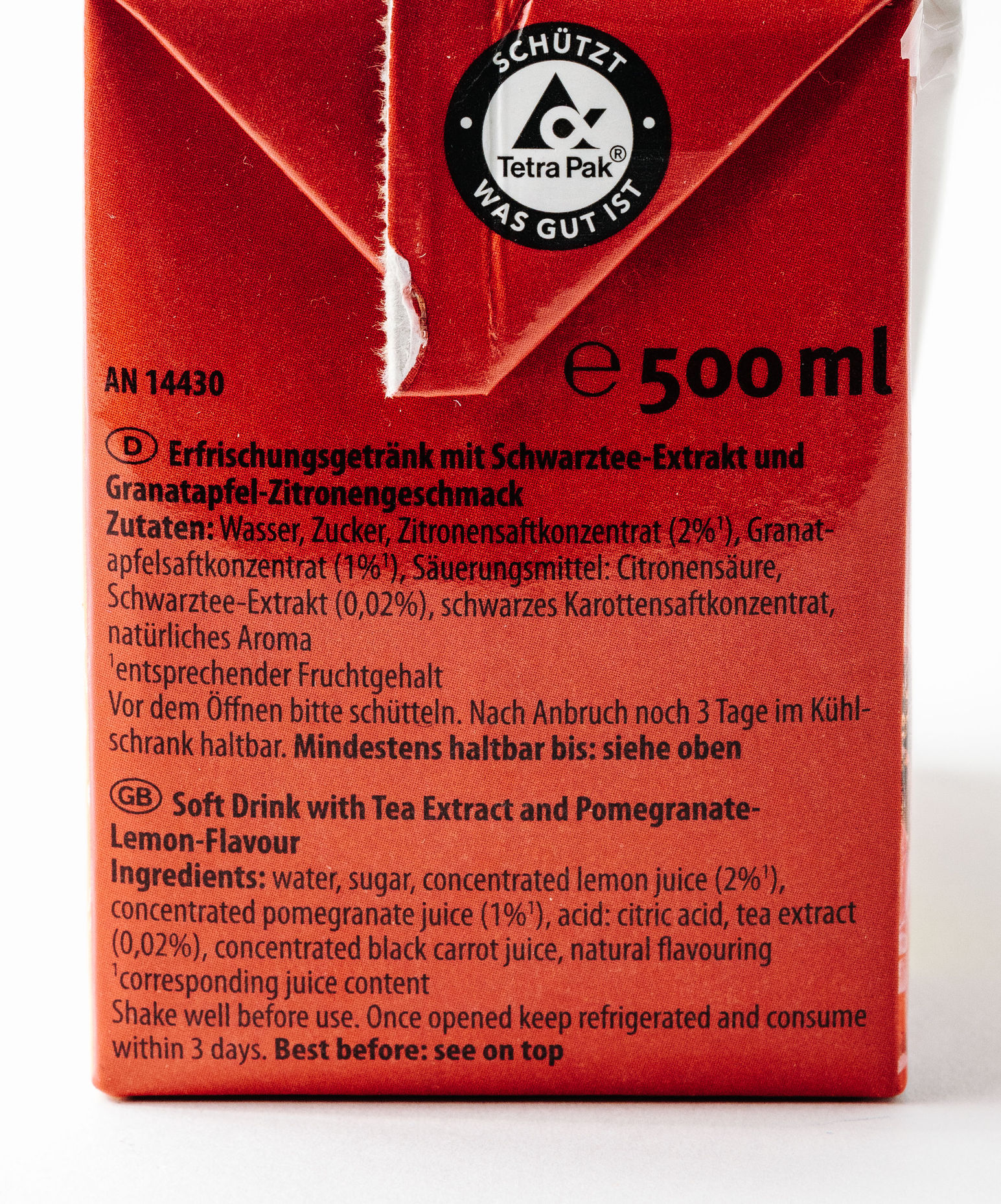 Durstlöscher Eistee Grapefruit-Zitrone