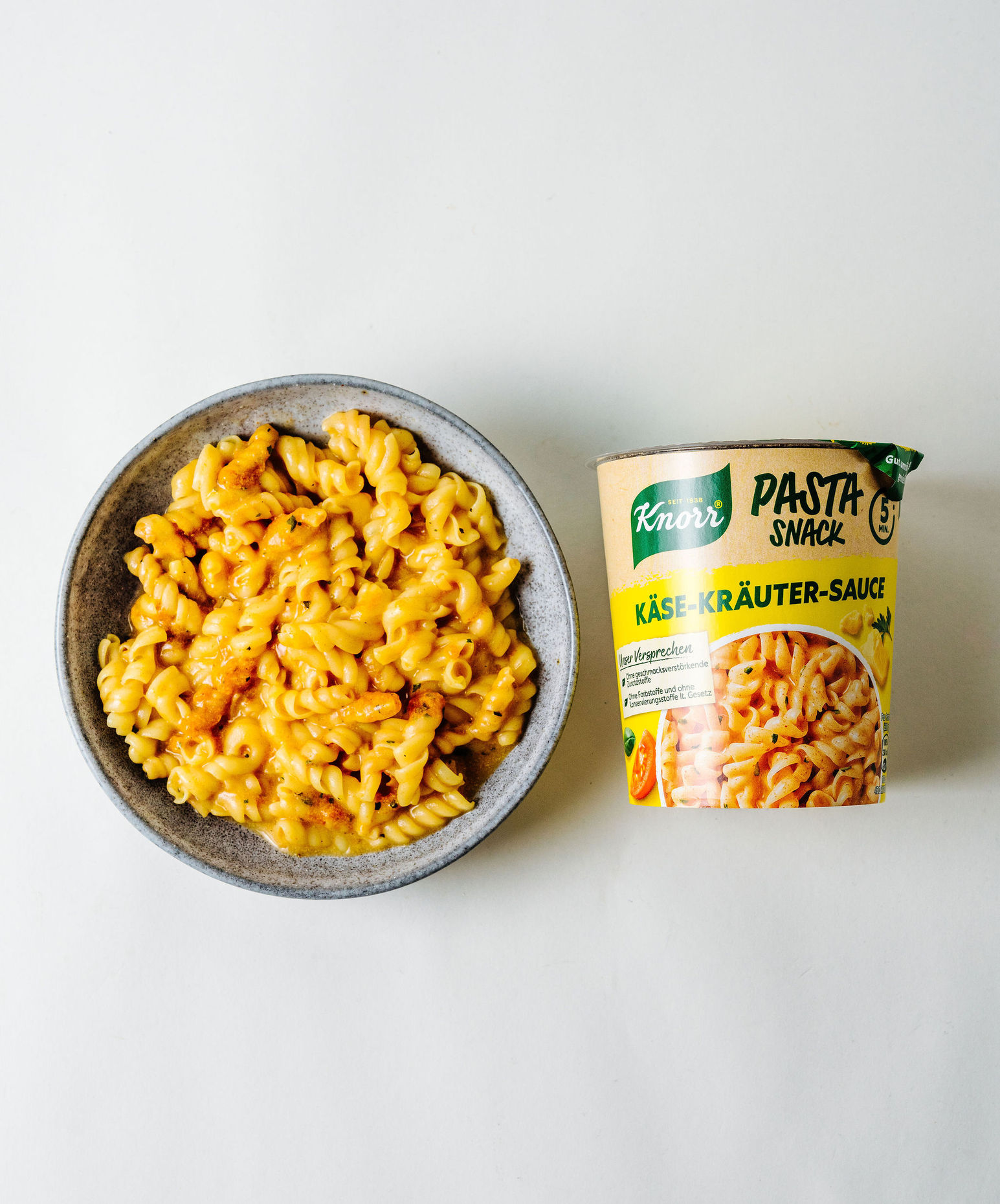 Knorr Pasta Snack Käse und Kräuter