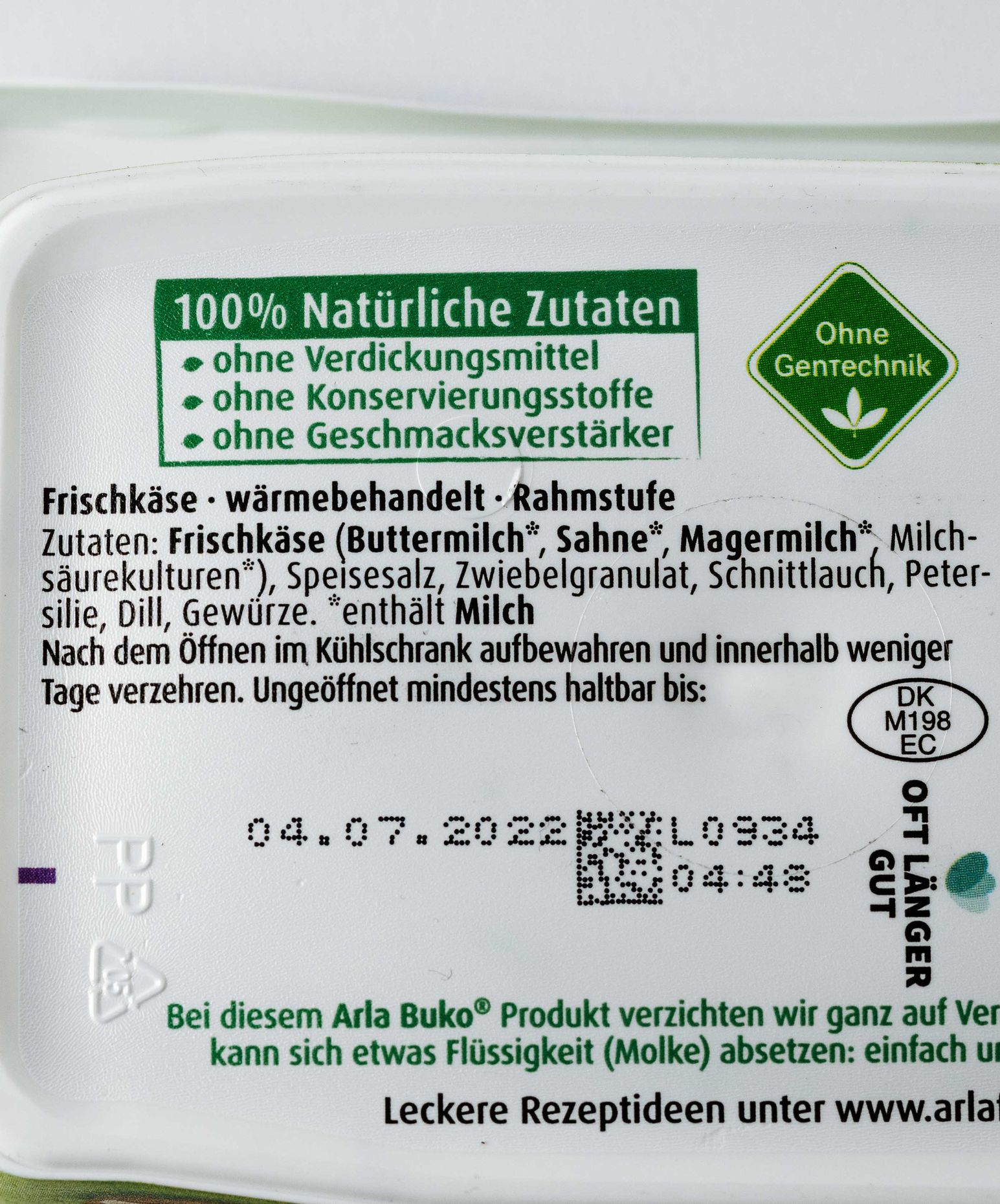 Arla Buko Frischkäse mit Kräutern