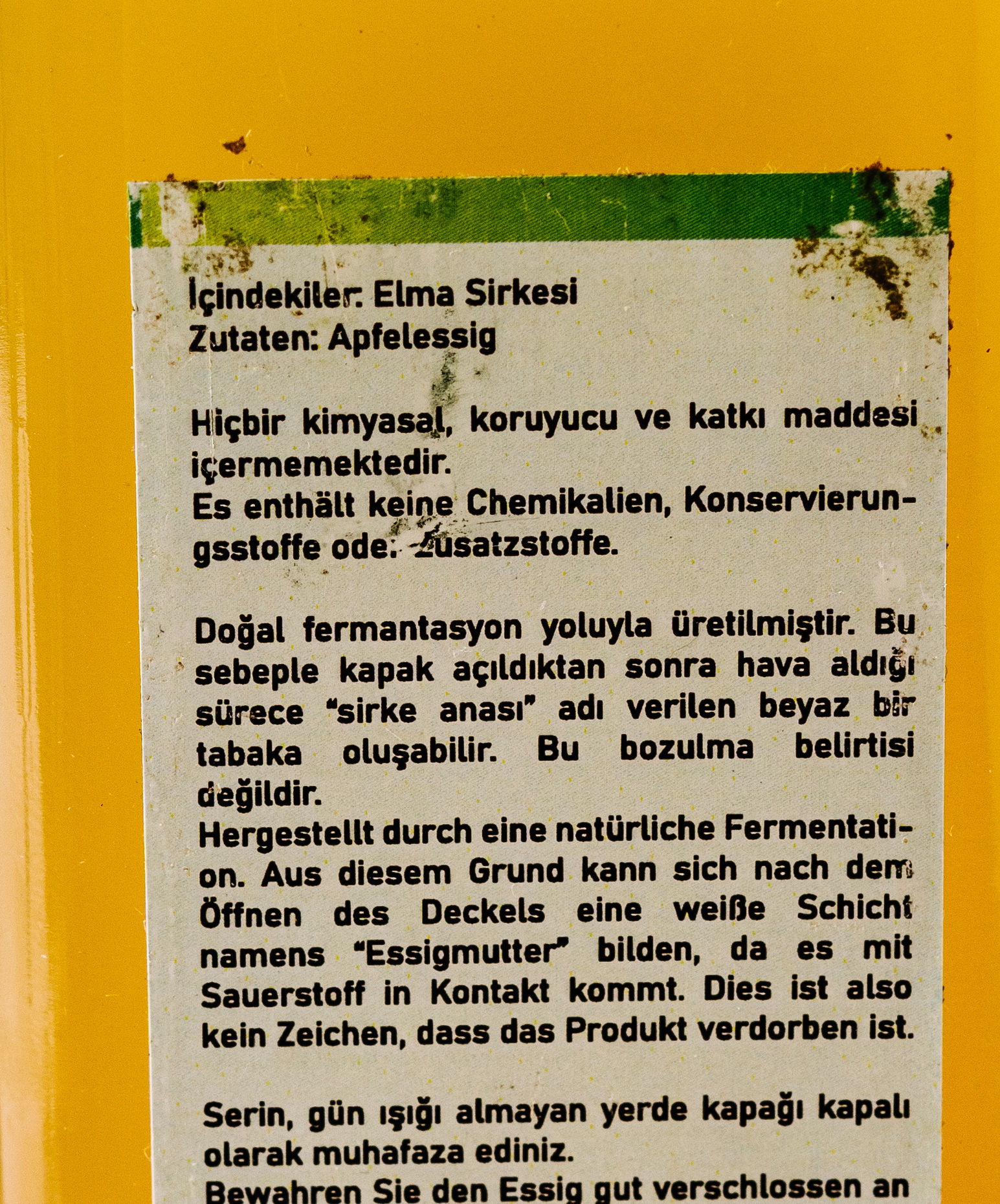 Taste of Anatolia Elma Sirkesi