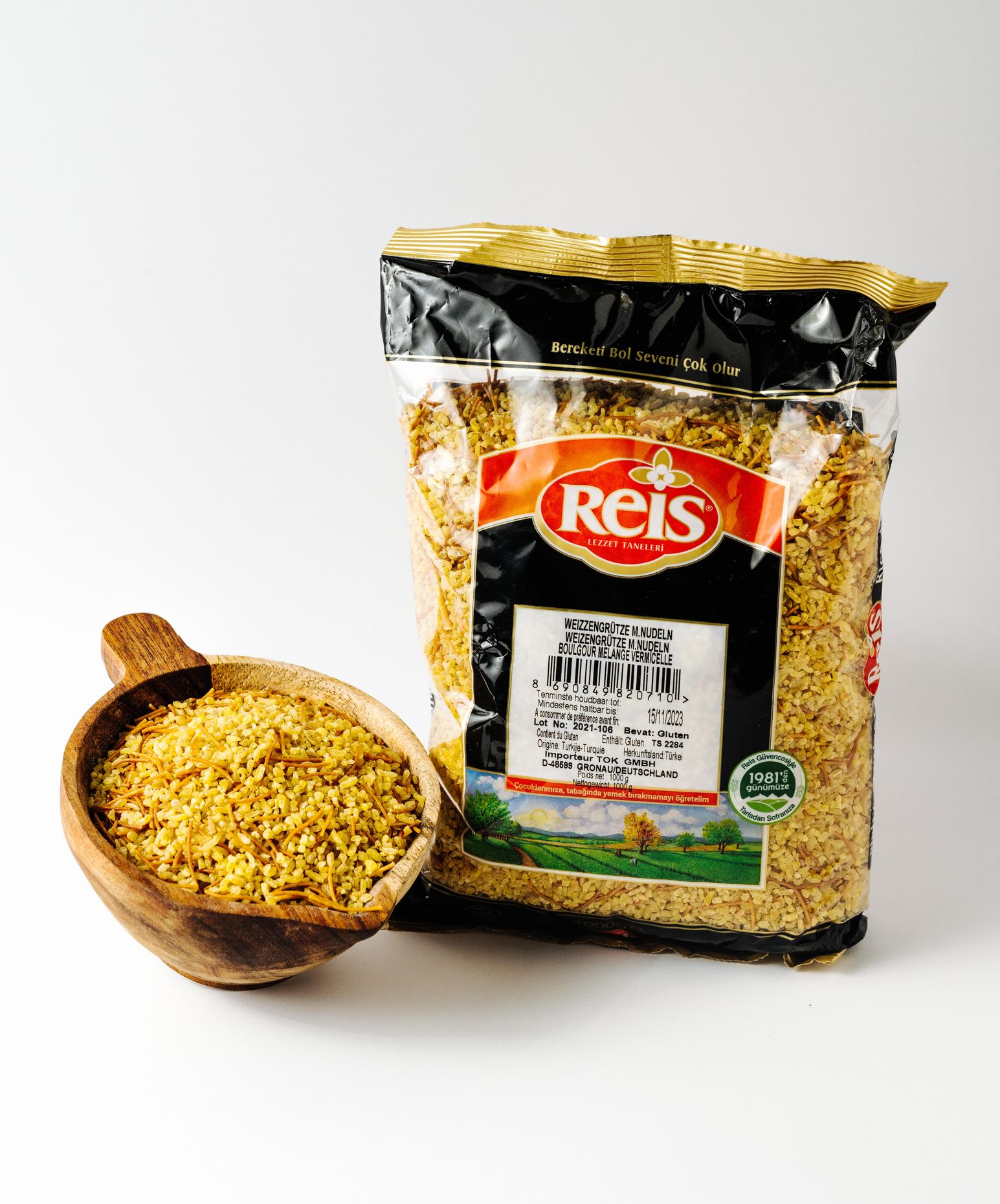 Reis Bulgur with Vermicelli