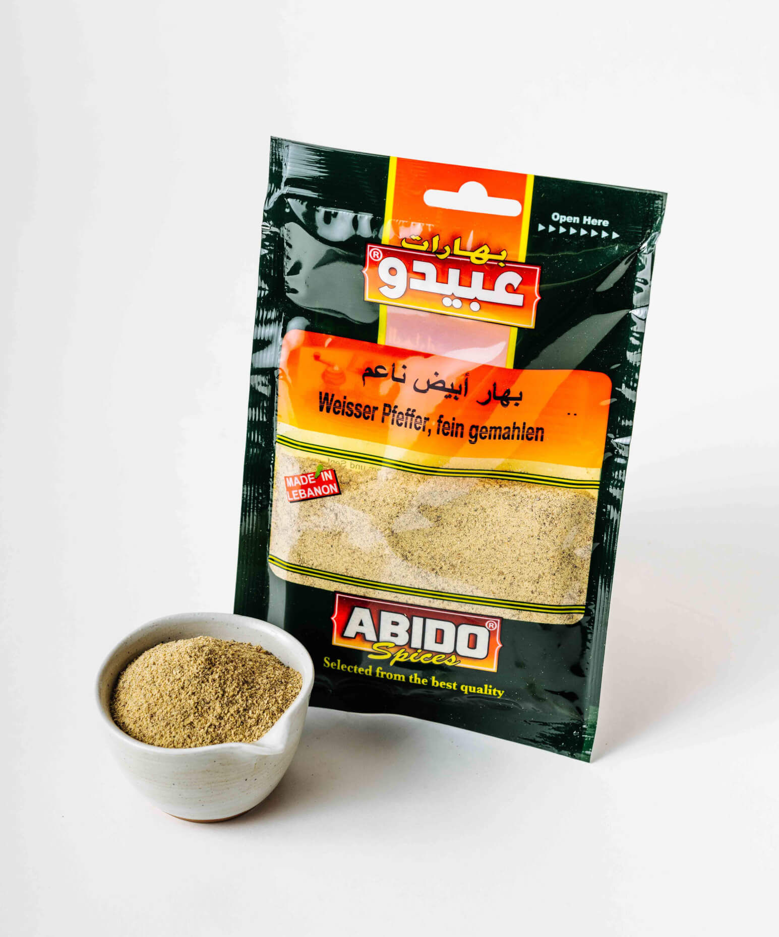 Abido Ground White Pepper