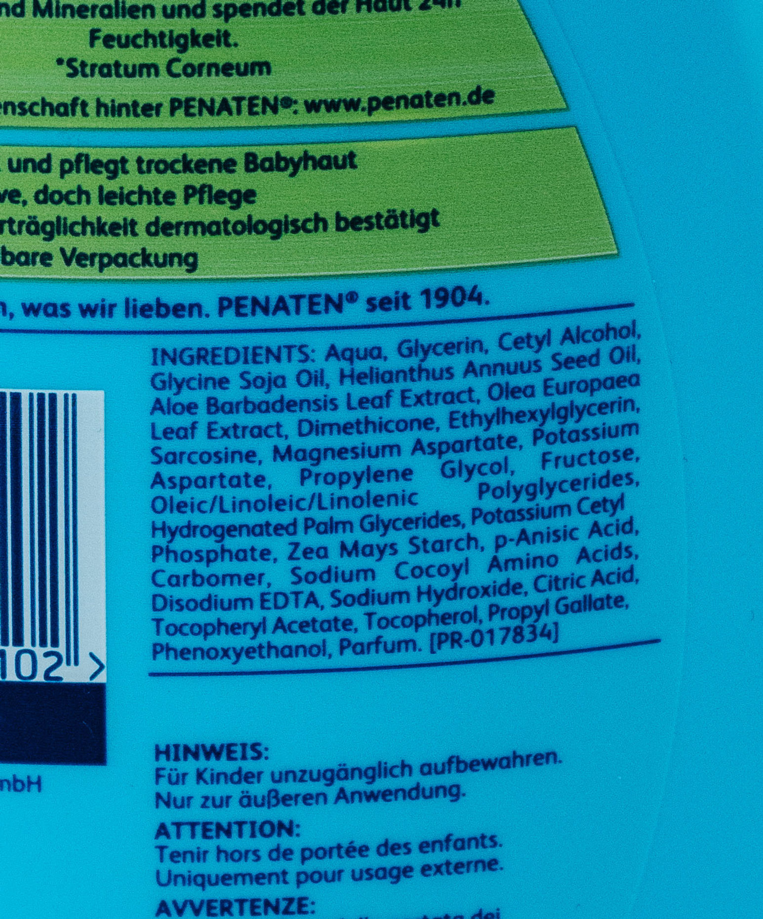 Penaten Intensiv Lotion