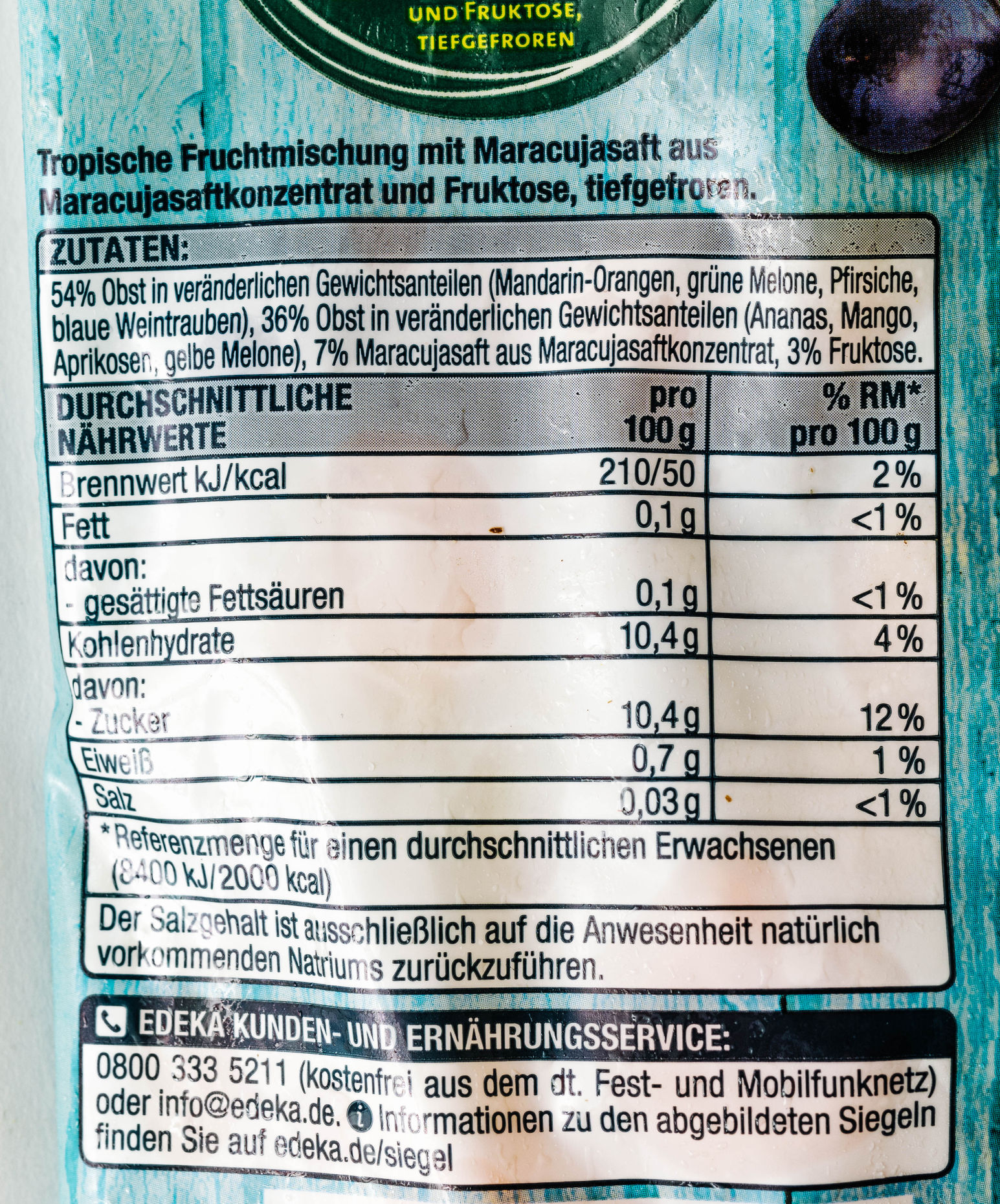 Gut & Günstig Frozen Tropical Mix