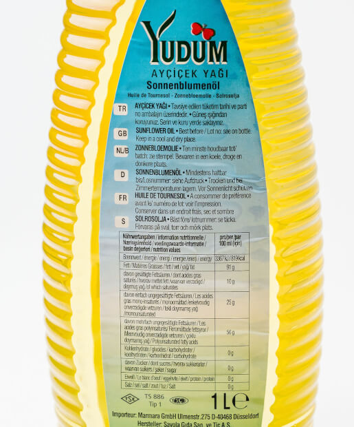 Yudum Sunflower Oil 