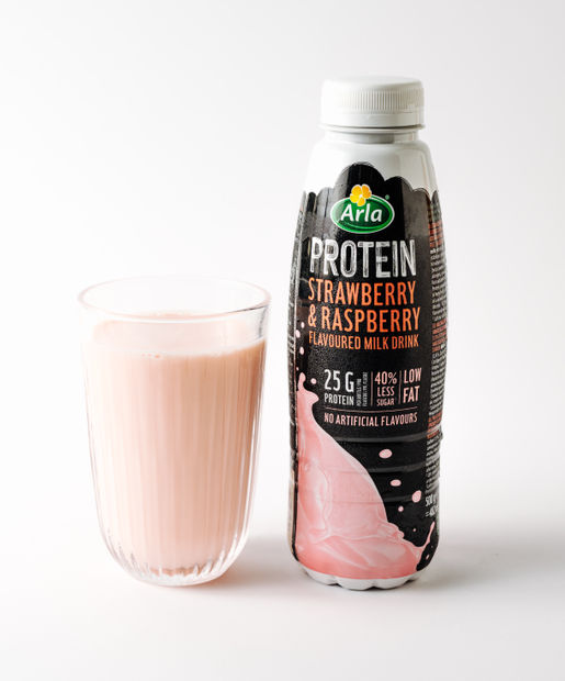 Arla Protein Drink with Strawberry and Raspberry