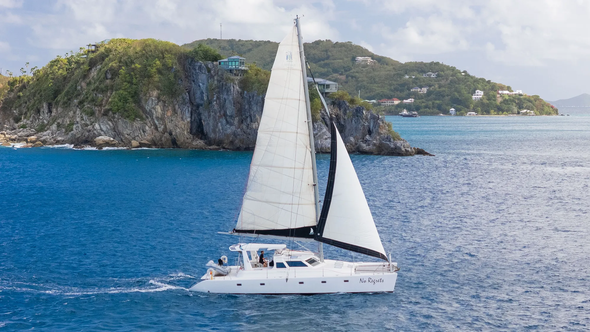 No Regrets, Voyage 520 sailing catamaran charter
