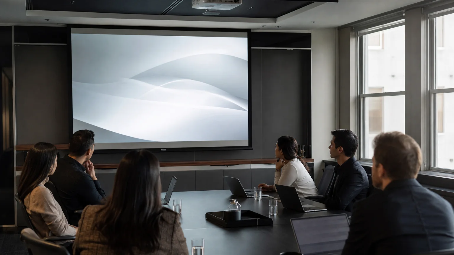 office projector presentation room