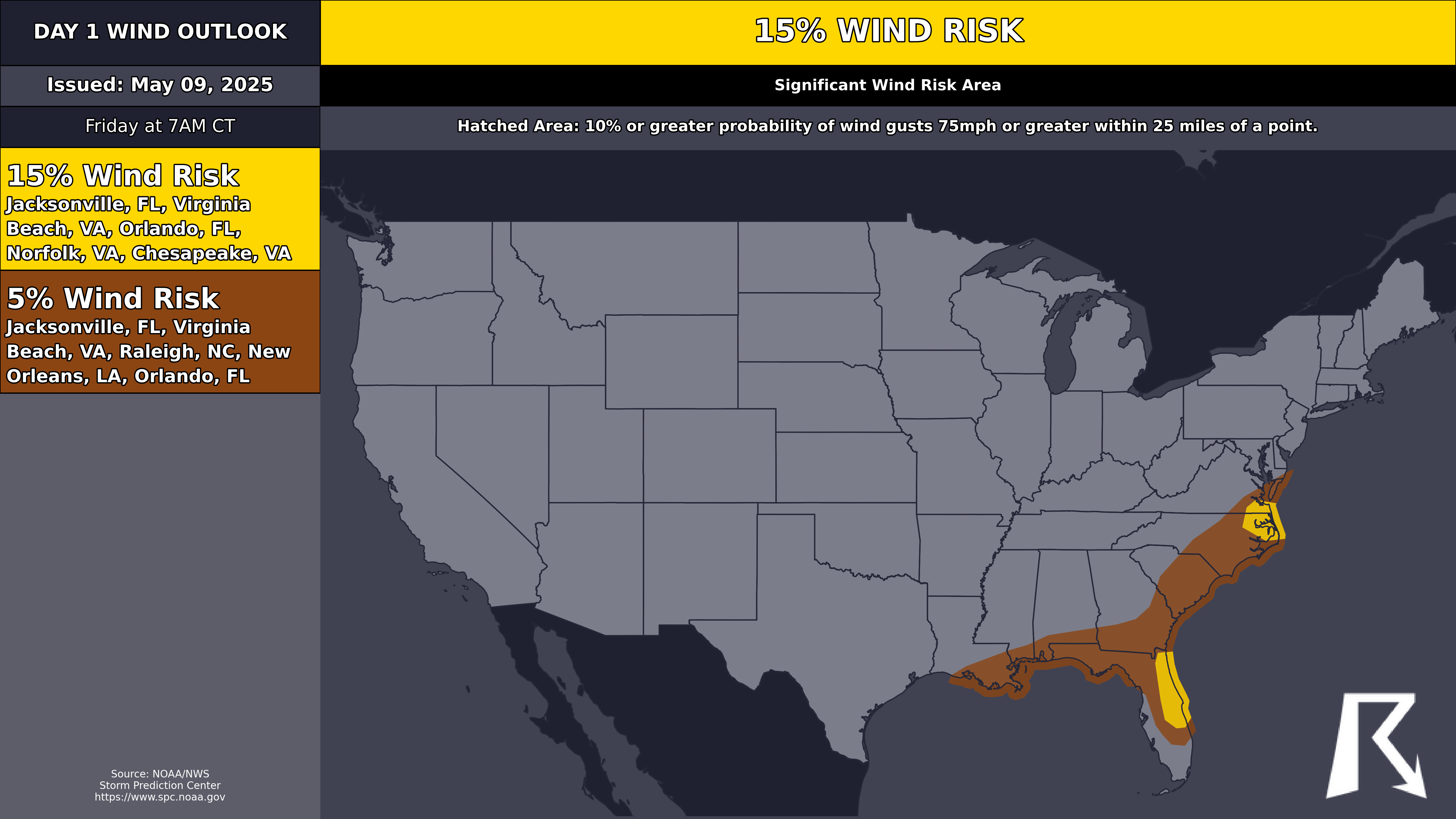 Day 1 Wind Outlook