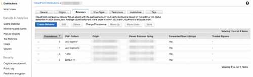 AlwaysOnSSL-CloudFront-Behaviors-List