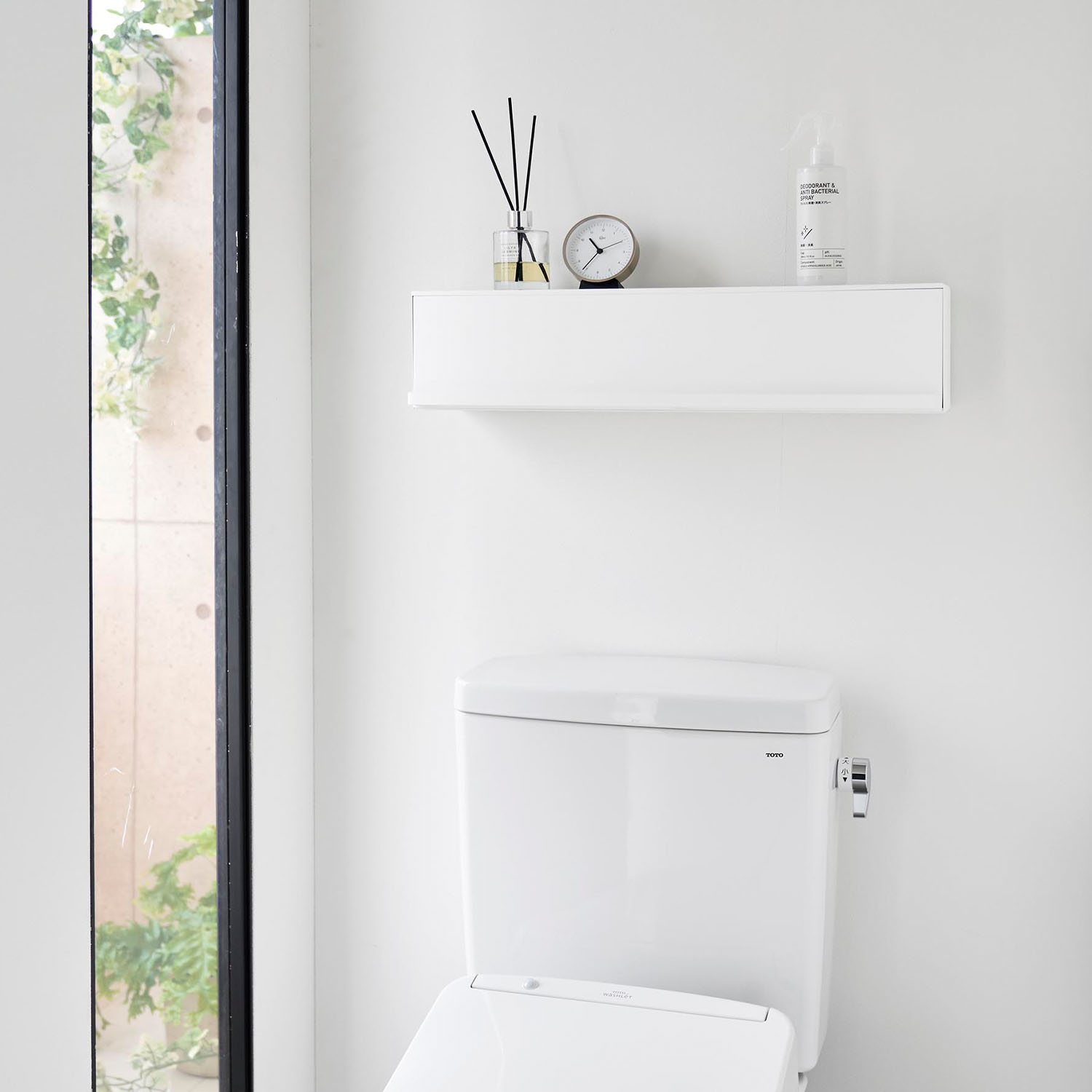 ウォール隠せるトイレ壁収納 タワー 石こうボード壁対応