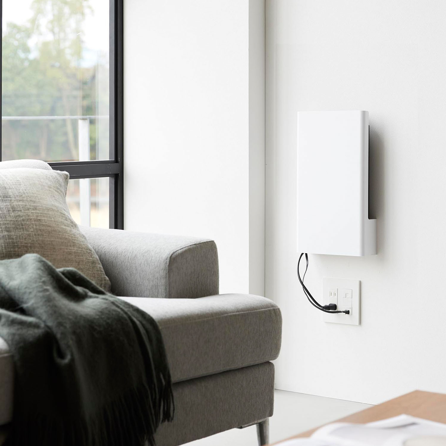 ウォール隠せるルーター収納 タワー Lサイズ 石こうボード壁対応