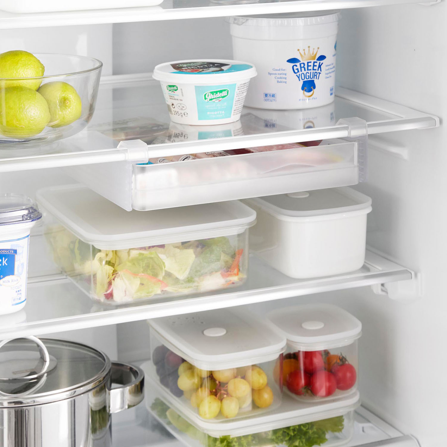 冷蔵庫中棚下高さ調節ラック タワー L