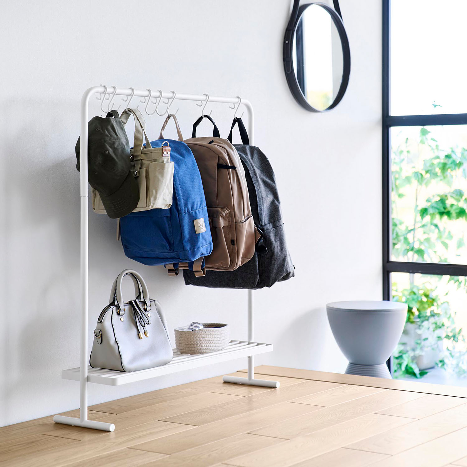 バッグ収納ラック タワー