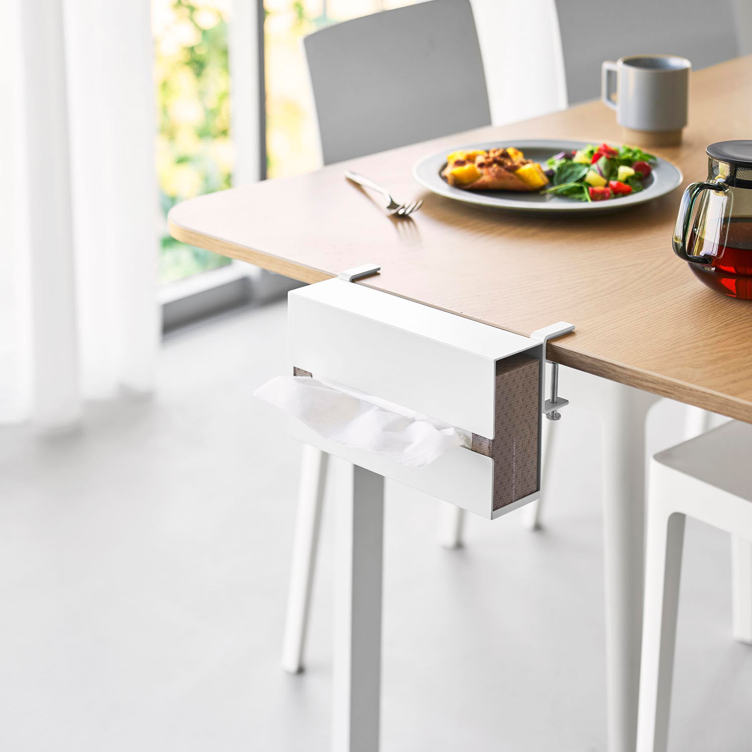 テーブル横ティッシュケース タワー