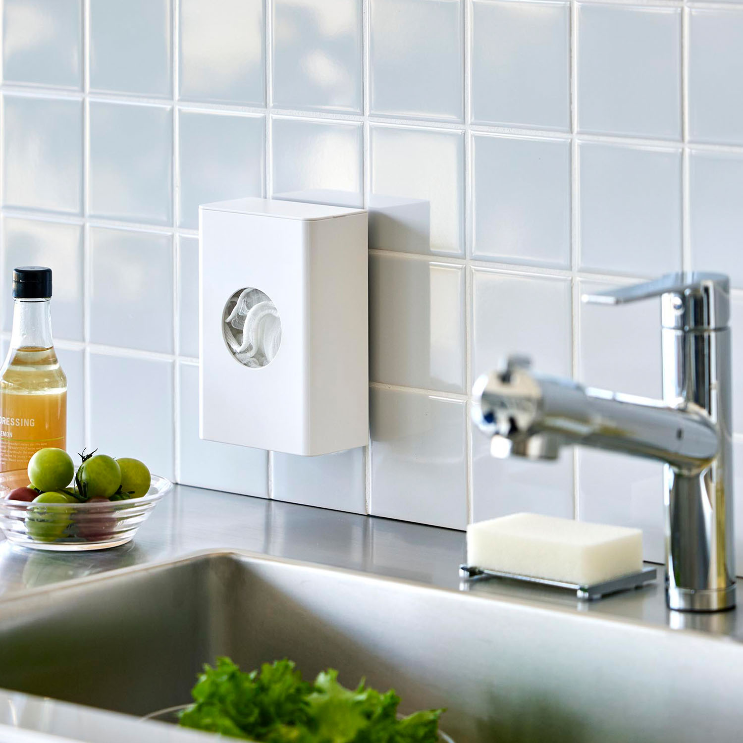 フィルムフック水切りネットホルダー タワー