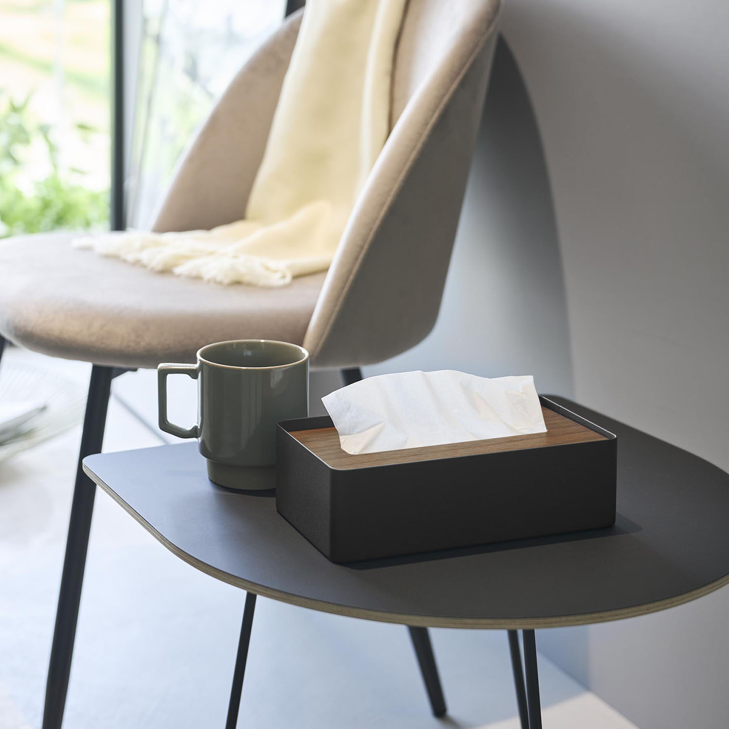 蓋付きコンパクトティッシュケース リン