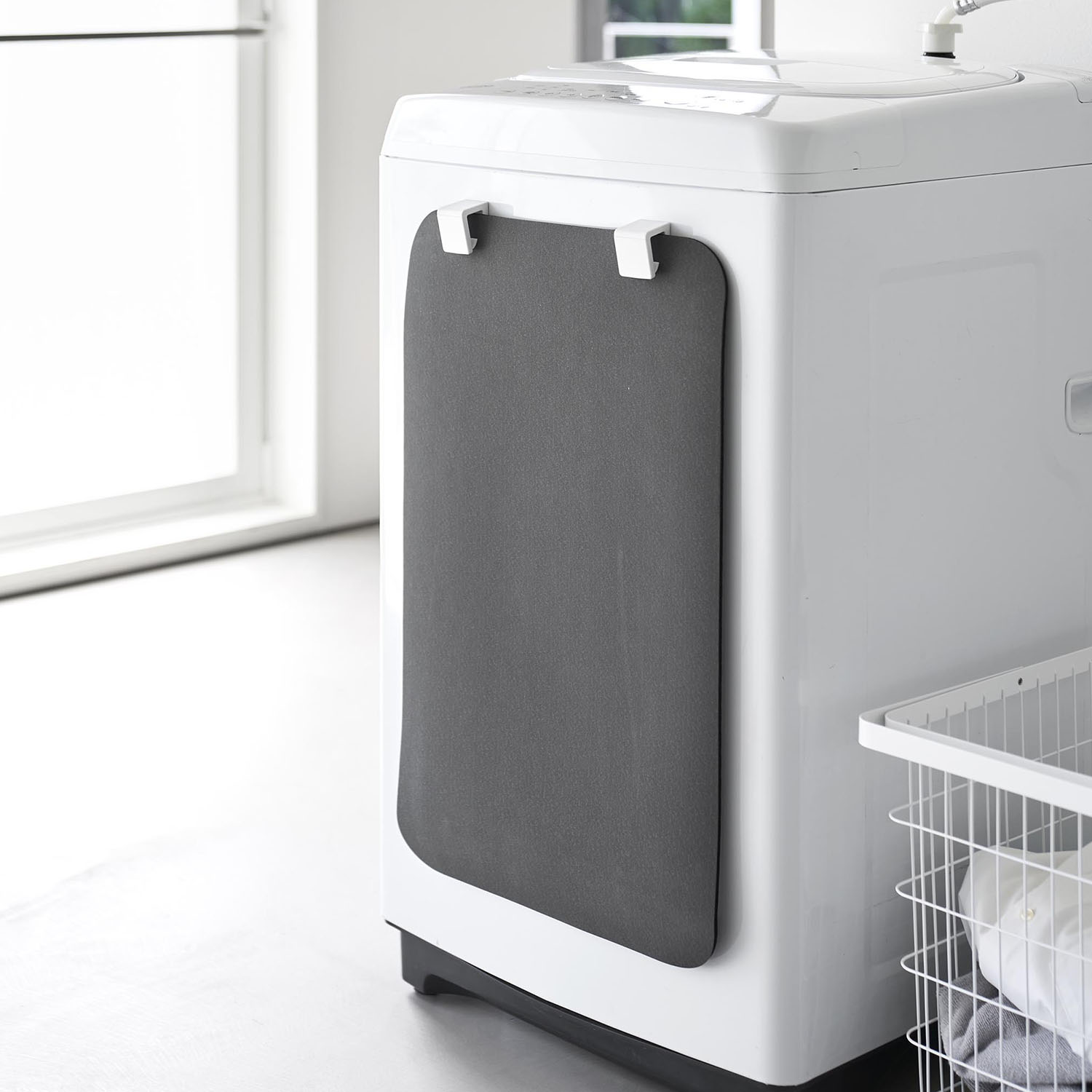 マグネットバスマット&タオルホルダー タワー 2個組