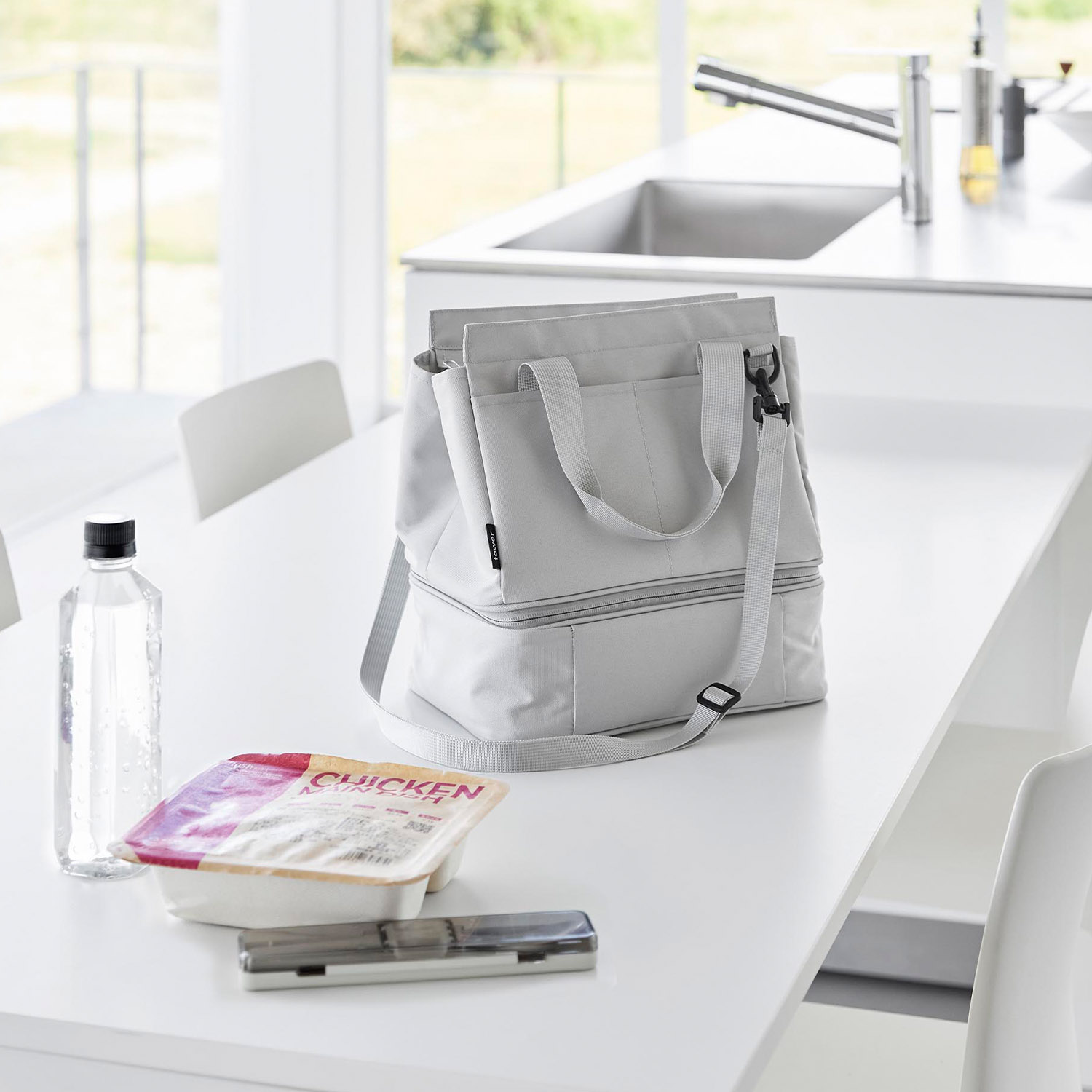 セパレートできる横からパッとランチバッグ タワー