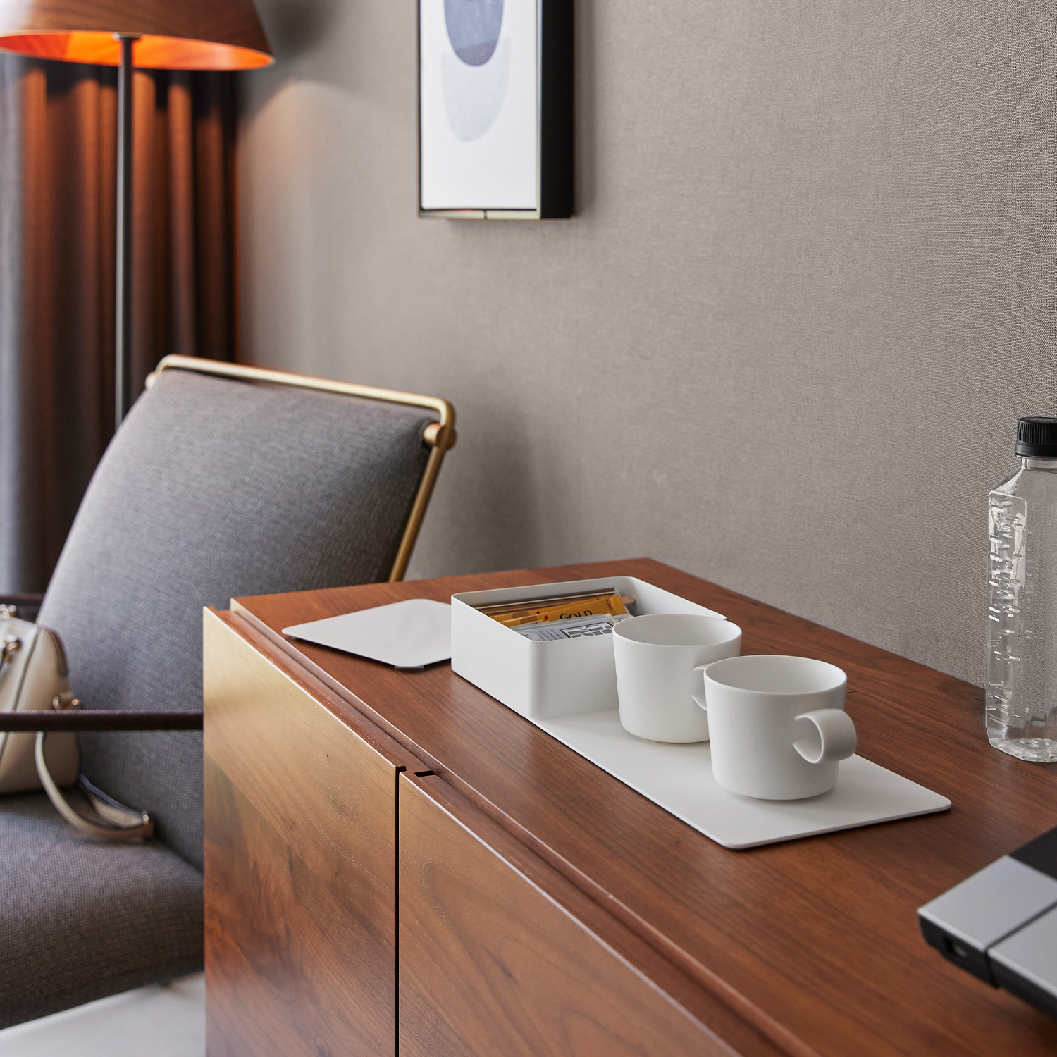 収納ボックス付きトレー タワー